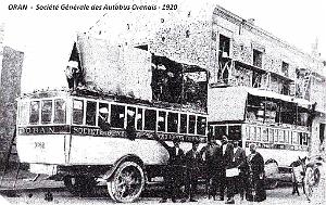Oran - Societe Generale des Autobus Oranais - 1921